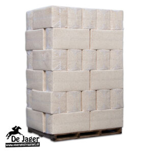 Huismerk houtvezel 22 kg – pallet 42 balen