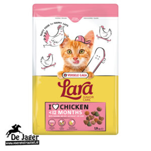 Lara katten brokjes Junior kip 1.9 kg