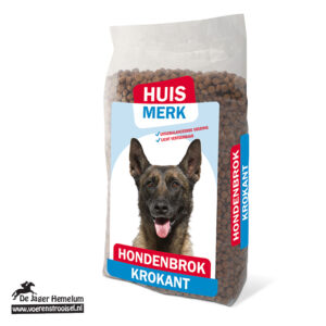 Huismerk hondenbrok krokant