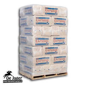 Rapsodie gehakseld koolzaadstro blauw 20 kg – pallet 36 balen