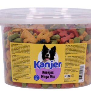 Kanjer hondenkoekjes Megamix emmer 1.2 kg